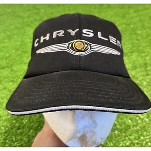 Vintage Y2K Chrysler Auto Hat Black Raised Logo Molar Parts USA MADE